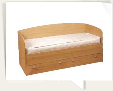 Кровать со спинкой и ящиком в ПАЛИТРАе